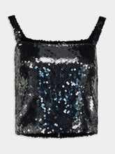 Dolce & Gabbana Strappy Sequined Crop Top