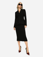 Dolce & Gabbana Virgin Wool Pencil Skirt