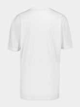 Dolce & Gabbana White V-Neck Cotton T-Shirt