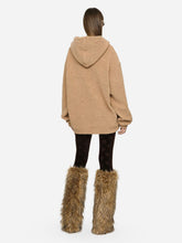 Dolce & Gabbana Wool Hoodie With Logo Tag