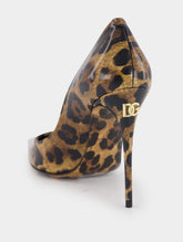 Dolce & Gabbana X Kim 110mm Leopard-Print Leather Pumps