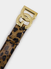 Dolce & Gabbana X KIM Leopard-print DG Logo Belt