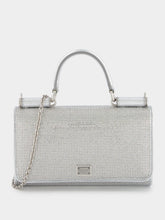 Dolce & Gabbana x KIM Rhinestone Satin Phone Bag