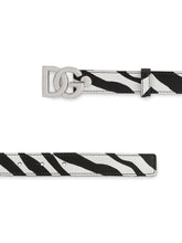 Dolce & Gabbana Zebra Belt