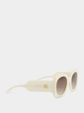 Emmanuelle Khanh Round Acetate Sunglasses