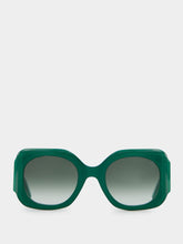 Emmanuelle Khanh Round Acetate Sunglasses