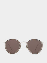 Eyevan 7285 717E Brown Round Sunglasses