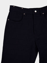 Fendi All-Over Jacquard FF Motif Denim Trousers