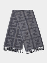 Fendi Alpaca And Wool FF Motif Scarf