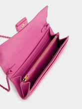 Fendi Baguette Continental Pink Leather Wallet