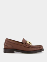Fendi Baguette Leather Loafers