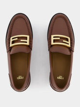 Fendi Baguette Leather Loafers