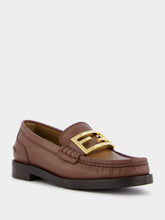 Fendi Baguette Leather Loafers