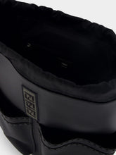 Fendi Black Leather Backpack