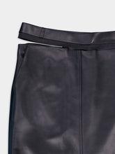 Fendi Black Leather Skirt