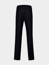 Fendi Blue Wool Cigarette Trousers