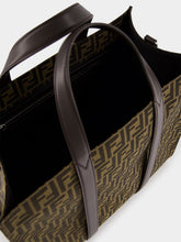 Fendi FF Jacquard Fabric Shopper Bag