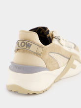Fendi Flow Beige Suede Sneakers