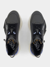 Fendi Flow Grey Leather Low-Top Sneakers