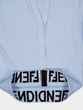 Fendi Halterneck Wool-Cashmere Cardigan