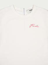 Fendi Logo Embroidered Crewneck T-Shirt