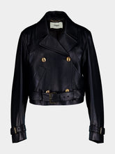 Fendi Nappa Leather Biker Jacket