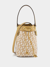 Fendi Small Raffia Bucket Bag