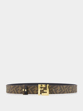 Fendi Squared Leather Reversible Belt