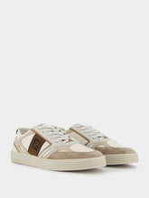Fendi Step Leather Perforated Sneakers
