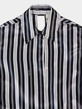 Fendi Striped Silk Satin Shirt Dress