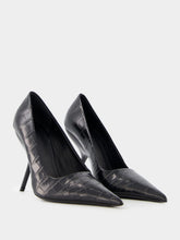 Ferragamo Eva Crocodile-Embossed Pumps