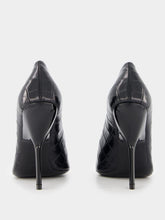 Ferragamo Eva Crocodile-Embossed Pumps