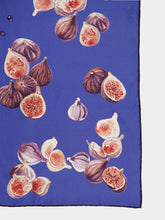 Ferragamo Fig Print Silk Foulard