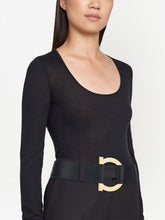 Ferragamo Gancio Loop Leather Belt