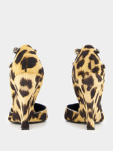 Ferragamo Leopard-Print Wedge Pumps