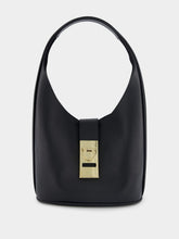 Ferragamo Medium Gancini-Buckle Leather Hobo Bag