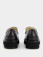 Ferragamo Moccasin with Gancini Ornament and Wool Lining