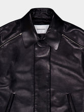 Ferragamo Nappa Jacket With Contrasting Inserts