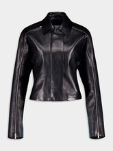 Ferragamo Nappa Jacket With Contrasting Inserts