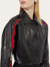 Ferragamo Nappa Jacket With Contrasting Inserts