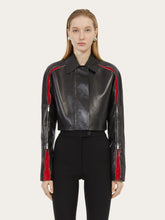 Ferragamo Nappa Jacket With Contrasting Inserts