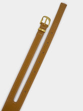 Frame Double-Strap Leather Waist Belt