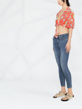 Frame High Crop Skinny Jeans