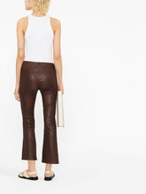 Frame Le Crop Mini Boot Leather Trousers