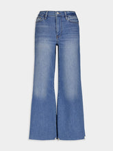 Frame Le Palazzo Cropped Denim Trousers
