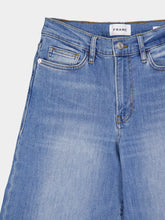 Frame Le Palazzo Cropped Denim Trousers