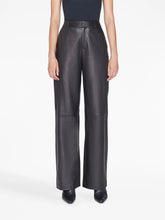 Frame Leather High-Waisted Trousers