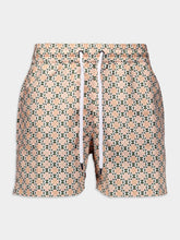 Frescobol Carioca Angra Deco Print Sport Swim Shorts