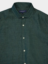 Frescobol Carioca Antonio Green Linen Shirt