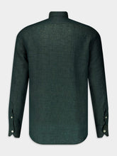 Frescobol Carioca Antonio Green Linen Shirt